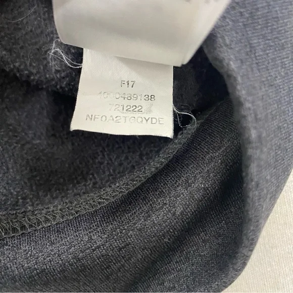 The North Face Men's Medium Gray Hoodie Graphic Logo Print Drawstrings Pullover - Picture 8 of 11